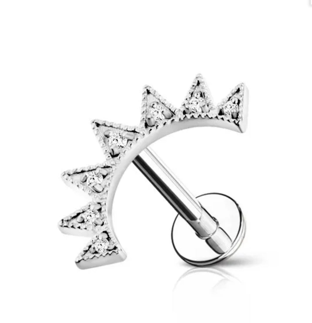 Labret corona triangoli